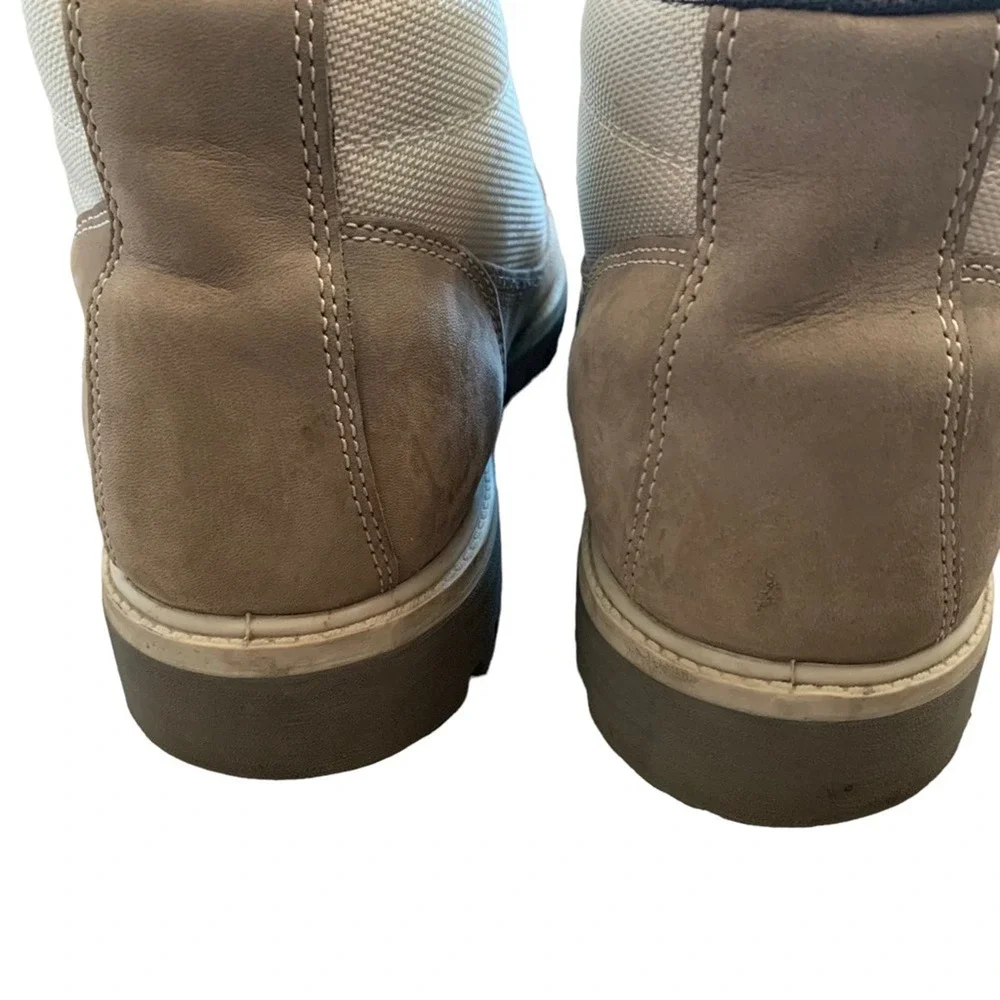 Timberland | men's lace up workboot size 12 light brown Premium Leather